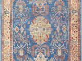 Orange and Blue Persian Rug Blue Antique Persian Sultanabad Rug