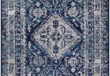 Orian Rugs Manor Gate Blue Mountview oriental Navy Blue White area Rug