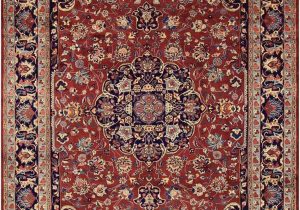 Oriental Weavers Braxton area Rug Hand Knotted Shaunte Red Blue Wool and Natural Fiber Rug 10