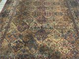 Original Karastan 700 Panel Kirman area Rug Authentic Karastan Kirman Multi Color Panel Pattern 717 Rug Carpet 8 8 X 14