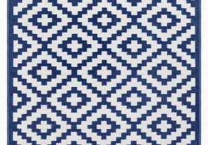 Outdoor Blue and White Rug Nirvana Outdoor Recycled Plastic Rug Navy Blue White