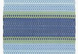 Outdoor Rug Blue and Green Fiesta Stripe French Blue Green Indoor Outdoor Rug