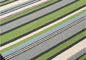 Outdoor Rug Blue and Green Lime Green and Blue Striped area Rug