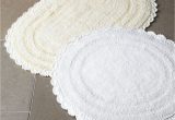 Oval Bathroom Rugs and Mats Cobra Trading Crochet Border Bath Rugs & Matching Items