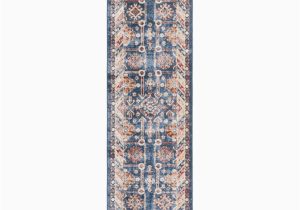 Ovid orange area Rug by Loon Peak Bijar 653 area Rug In Royal/ivory