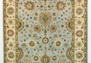 Pale Blue oriental Rug oriental Sultanabad Wool and Cotton oriental Rug Light Blue and Beige 4 X 6 Rug