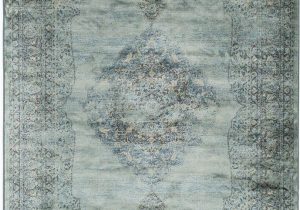 Pale Blue Persian Rug Light Blue Faded Aged Overdyed Style Rug