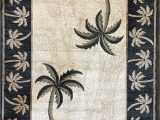 Palm Tree Design area Rugs Palm Tree Tropical 500 000 Point area Rug Black &green