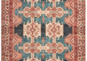 Peach and Blue Persian Rug World Market Coral Persian Style Zara area Rug In 2020