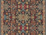 Peach and Blue Persian Rug World Market Pewitt southwestern Hand Tufted Wool Peach Charcoal area Rug