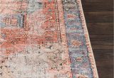 Peach and Blue Persian Rug World Market Pin On Living Room