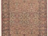 Peach and Blue Persian Style Chenille Oasis area Rug Exquisite 19th & Early 20th Century Rugs From Tribal Rugs