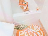 Peach Bathroom Rug Sets Peachy Clean Bath Mat