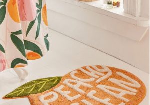 Peach Color Bathroom Rugs Peachy Clean Bath Mat
