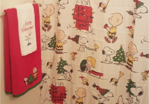 Peanuts Holiday Bath Rug A Charlie Brown Christmas Bathroom