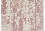 Pink and Cream area Rug Rugology Nk02 Cream Pink Reversible Double Sided Washable