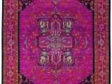 Pink and Navy area Rug Persian Rug” Most Beautifull Art Of Craft