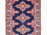 Pink and Navy area Rug Pink and Blue Rug