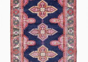 Pink and Navy area Rug Pink and Blue Rug