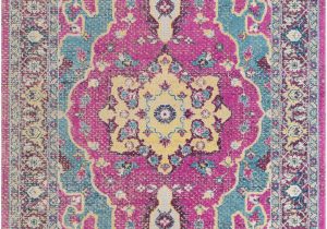 Pink and Teal area Rug Lancaster Traditional Fuschia Teal area Rug