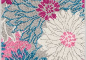 Pink and Teal area Rug Nourison Passion Psn17 Grey area Rug