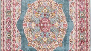 Pink and Turquoise area Rug Bungalow Rose Lonerock oriental Turquoise area Rug & Reviews