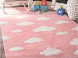 Pink area Rug 5 X 8 Pink Cloud area Rug