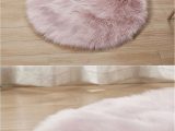 Pink Faux Fur area Rug Luxury Round Pink Faux Sheepskin Rug Just Pink About It
