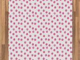 Pink Polka Dot area Rug Amazon Lunarable Polka Dot area Rug Sugar Pink Color
