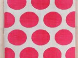 Pink Polka Dot area Rug Magical Thinking Giant Dot Rug