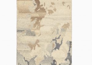 Piper Faux Fur area Rug Debden Marbled Hand Tufted Wool Beige area Rug