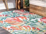 Places to Buy area Rugs Near Me Nuloom Hannah Floral Outdoor Rug, 90 X 150 Cm, Multi-colour, 8′ Square
