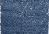 Plush Blue area Rug Exquisite Rugs Moroccan Hand Knotted 2243 Blue area Rug