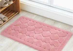 Plush Pink Bathroom Rugs Amazon Ge&yobby Shaggy Rugs Bath Mat Simple Non Slip