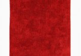 Plush Red Bathroom Rugs Hailee Plush Pile Rectangle Cotton Bath Rug
