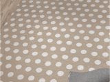 Polka Dot area Rug 5×7 Big Polka Dots Tan area Rug by Becky Bailey