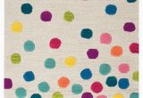Polka Dot area Rug 5×7 Rizzy Home Play Day Confetti Dots area Rugs