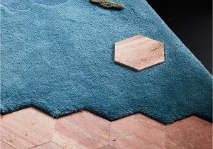 Premier Blue Lines Rug X Materiality by Tsar X byzantine X Luke for Melbourne