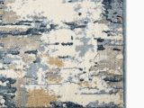 Premier Blue Rain Rug Lowes origin 21 Blue Rain 5 X 7 Gray/blue Indoor Abstract area Rug