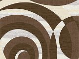 Premium Hand Carved area Rugs Galvez 3d Effect Hand Carved Abstract Brown area Rug