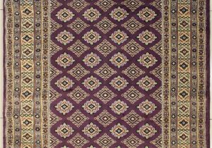 Purple and Gold area Rugs Rugstc 4 1 X 6 0 Bokhara Jaldar area Rug with Silk & Wool