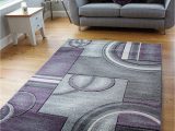 Purple and Silver area Rugs Small Mauve Purple Silver Grey Modern soft Thick Circles Design Carved Rugs Long Hall Runner Mats 6 60x120cm