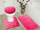 Purple Bath Rugs Walmart Purple 3-piece Rock Memory Foam Bathroom Mat Set, Flannel Embossed …