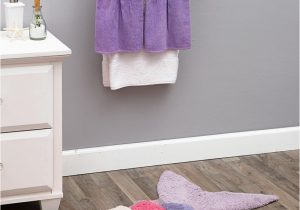 Purple Bathroom Rugs and towels Mermaid Tail Bath Rugs or towels