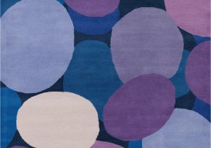 Purple Blue area Rug Stella Collection Hand Tufted area Rug In Pink Purple