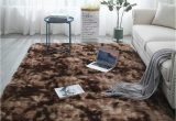 Quality area Rugs for Sale Yunsw Polyester Long Stacking Carpet Colour Gradient Carpet Living Room Coffee Table Mat Long Hair Washable Square Rug