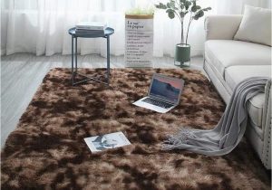 Quality area Rugs for Sale Yunsw Polyester Long Stacking Carpet Colour Gradient Carpet Living Room Coffee Table Mat Long Hair Washable Square Rug