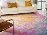 Quality area Rugs Near Me Nourison Passion 2 X 6 Sunburst Indoor Abstract area Rug