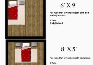 Queen Bed area Rug Size area Rug Size Guides for Twin and Queen Size Beds
