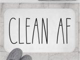 Rae Dunn Bath Rug Bath Mats and Rugs Rae Dunn Inspired Clean Af Bathroom – Etsy